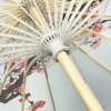 Traditional Japanese Parasol – UV Protection – Plum Motif with Wooden Handle – Women's Sun Umbrella - Imagen 4