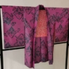 Antique Nagabaori (Long Haori) with Haori Ties – Reused Traditional Japanese Garment - Image 2