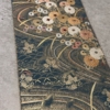 Unused Obi – Fukuro Obi with Basting Thread, Green and Gold Woven Fabric, Kimono Accessory, Pure Silk (Shōken) - Image 2
