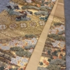 Fukuro Obi – Pure Silk with Genuine Gold Leaf & Gold Thread – Luxurious Woven Kimono Sash – Exquisite Traditional Japanese Textile - Imagen 9