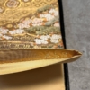 Fukuro Obi – Pure Silk with Genuine Gold Leaf & Gold Thread – Luxurious Woven Kimono Sash – Exquisite Traditional Japanese Textile - Imagen 7
